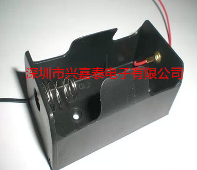 1节1号电池盒 大号干电池盒 DIY玩具配件  一号一1.5V电源盒