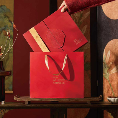 新年礼盒包装盒坚果年货特产熟食腊味马过年春节中式礼品盒空定制