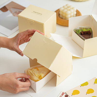 蛋糕盒法式切块盒烘焙礼品盒定制