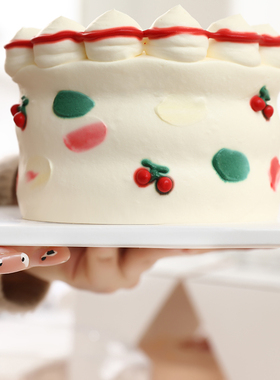 方形4加厚6白色慕斯盒子垫片8寸生日蛋糕底托一次性垫重复使用片