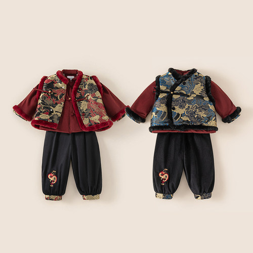 儿童姐弟服饰唐装礼服