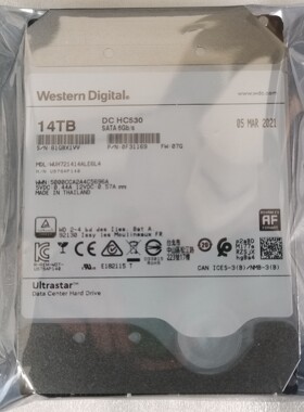 WD西数氦气盘14TB企业级台式硬盘14T服务器 NAS 存储监控硬盘