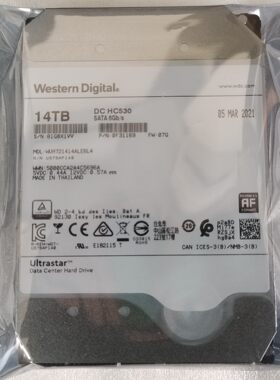 WD西数14TB存储监控硬盘