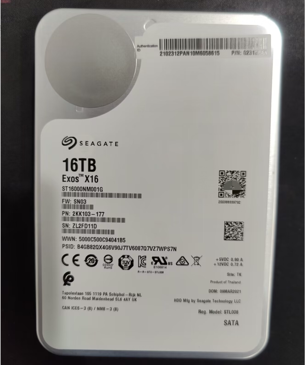 希捷ST16000NM001G企业级16T硬盘图片