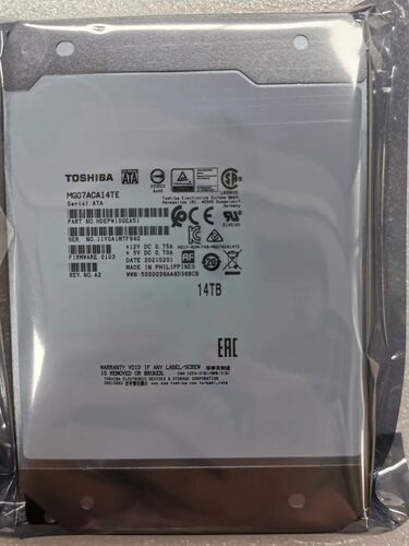 东芝14TB企业级服务器NAS硬盘
