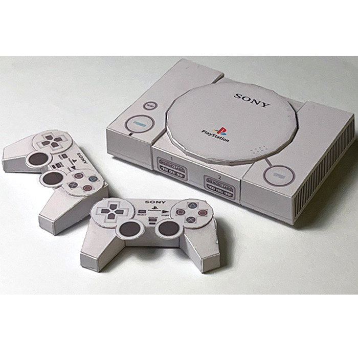 儿童手工折纸DIY拼装立体3D纸质模型玩具仿真电器PS游戏机制作