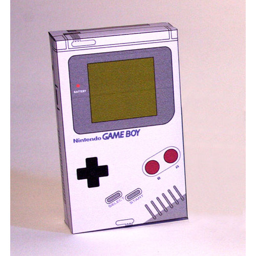 儿童手工折纸DIY拼装立体3D纸质模型家电家用电器GameBoy游戏机