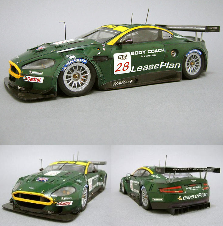 儿童手工折纸diy拼装立体3d纸质模型益智玩具阿斯顿马丁跑车汽车