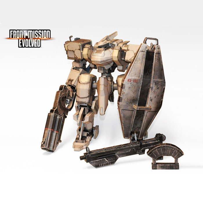 儿童手工折纸DIY拼装立体3D纸质模型游戏机甲前线任务机器人制作