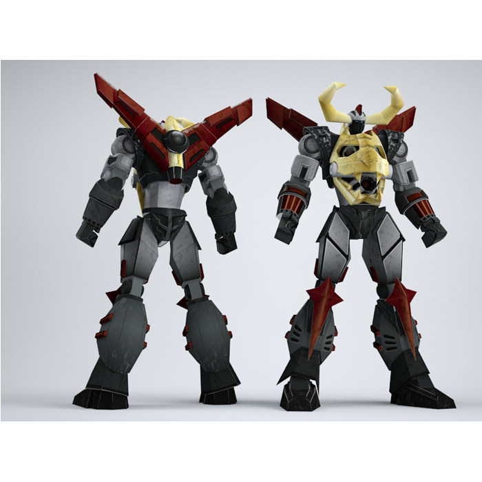 儿童手工折纸DIY拼装立体3D纸质模型卡通动漫游戏机甲机器人制作