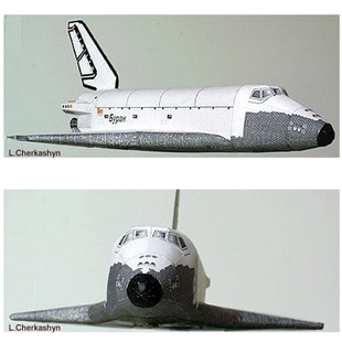 儿童手工折纸DIY拼装立体3D纸质模型宇宙飞船航天飞机航模制作