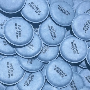 防尘面罩滤棉KN100等级KP100配件卡口螺旋口滤毒盒煤矿电焊滤棉