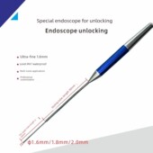 专业定制开锁1.6mm极细内窥镜高清摄像头工业级专用超细内窥镜
