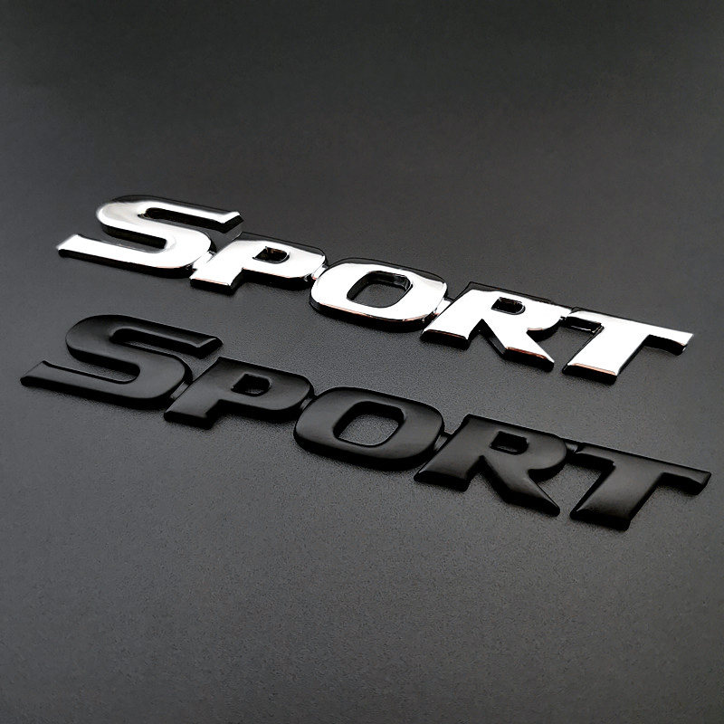 sport金属车标运动车身贴装饰贴