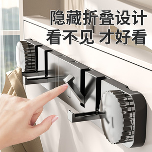 强力吸盘式拖把壁挂夹免打孔拖把架拖把挂钩挂架拖布夹固定架收纳