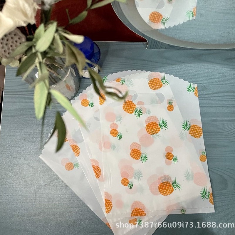 小号内衣饰品化妆品手提袋挖空袋子礼品袋购物袋磨砂包装袋礼物
