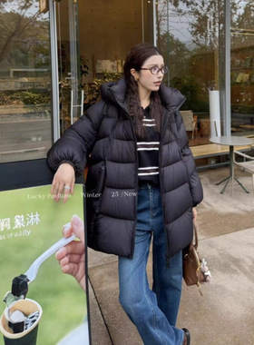 艾玉儿08207【幸运阁新国标90绒】过冬神器！泡芙羽绒外套-不退换