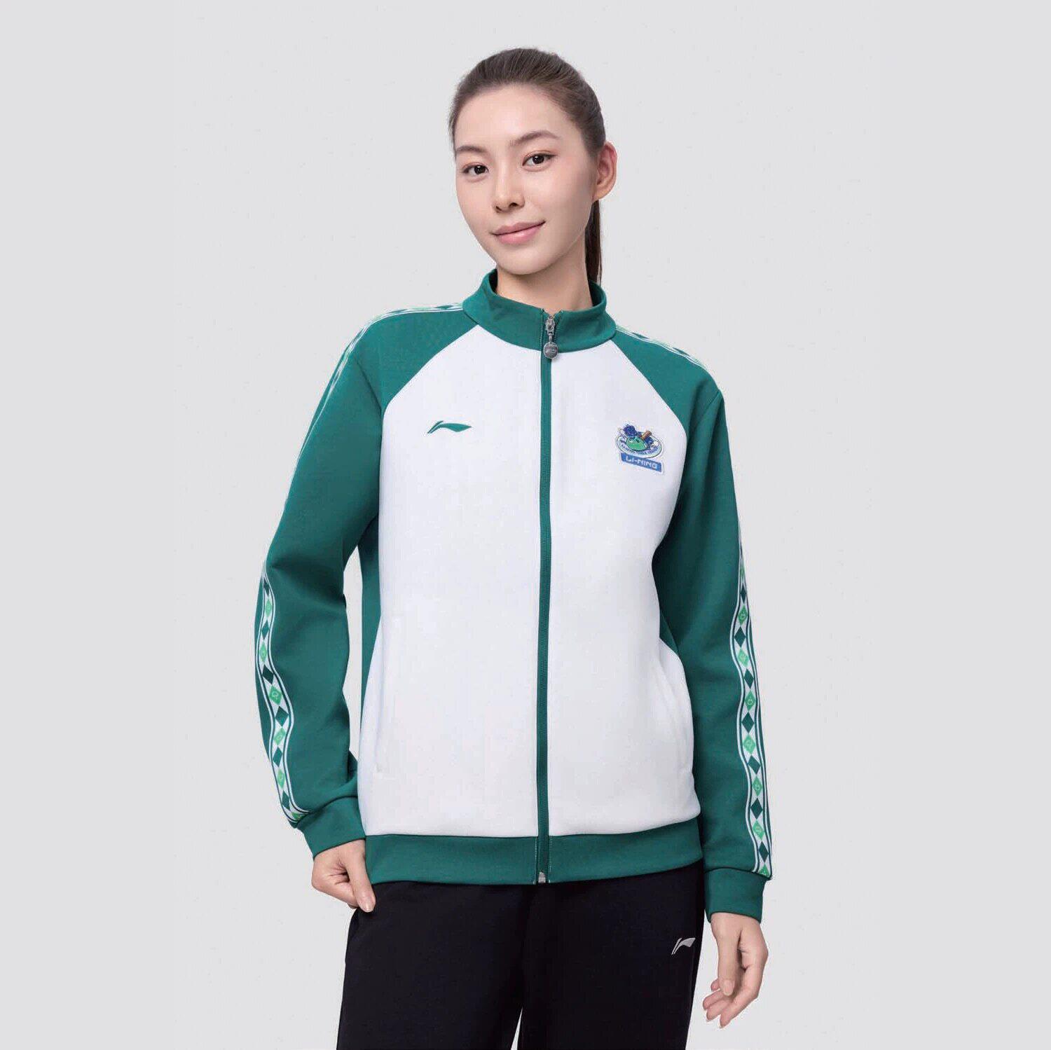 2026年李宁新款开衫无帽卫衣外套领奖服国家队同款长袖运动套装正
