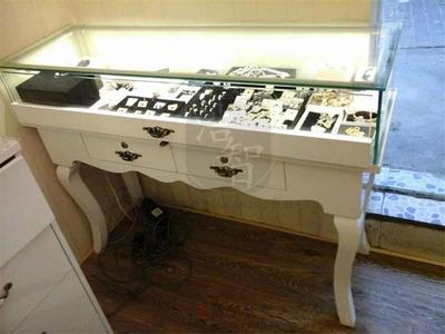 饰品柜台 玻璃展柜珠宝玉器展示柜首饰手镯古董小瓷器展示陈列柜