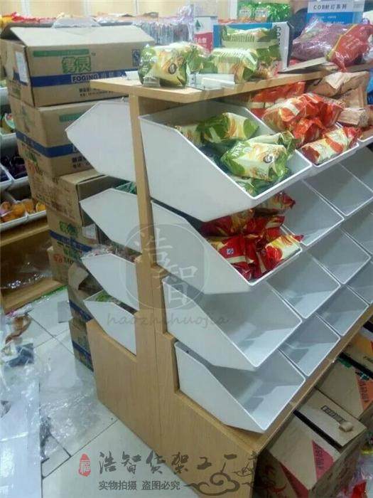 木制糖果柜礼品摆放展示架饼干干果货柜散装食品柜超市便利店货架