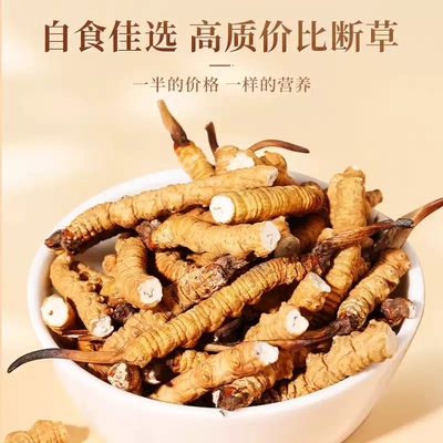 断草冬虫夏草自吃营养滋补品西藏那曲送长辈送父母礼盒装精选虫草