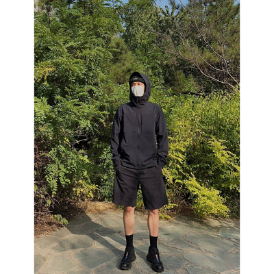 gammamX软壳连帽加绒防水冲锋衣