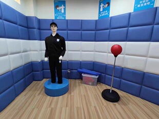 宣泄套装情绪宣泄室发泄器材硅胶假人情绪发泄减压仿真人形不倒翁