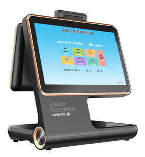 酒店、宾馆客人登记人脸识别人证比对一体机人证登记系统