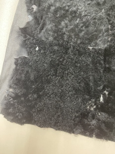 黑托卡长羊毛拼貂水貂褥子真皮毛貂皮原材料皮草毯子皮料面料DIY