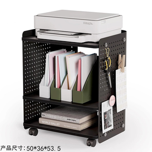 唱片机置物架CD碟片收纳柜专辑展示架书桌下置物架可移动整理架