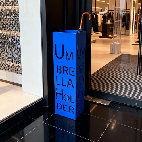 跨境爆款创意字母雨伞架现代简约雨伞桶门厅办公收纳架放伞架