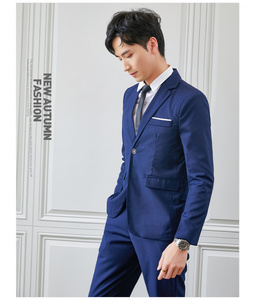 男士西服套装新款2022秋装男大码西装商务正装新郎伴郎结婚礼服潮图片