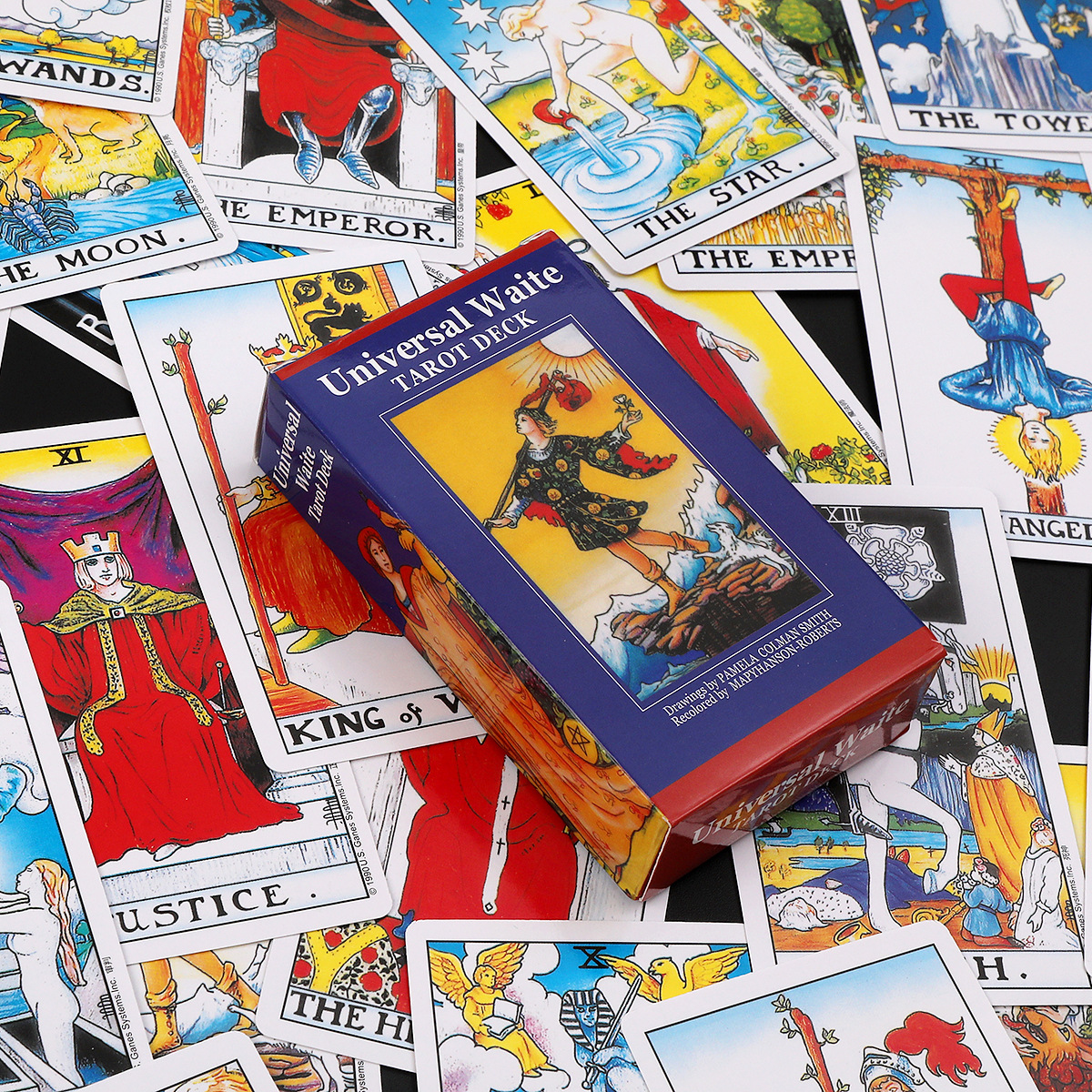 卡罗牌普及经典塔罗牌史密斯韦斯特卡牌初学者入门伟斯特桌游全套