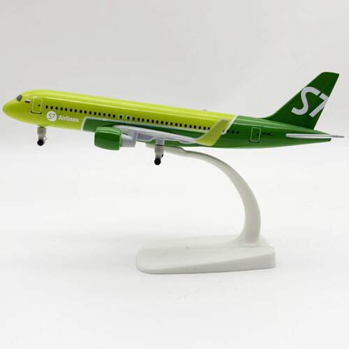 20CM西伯利亚A320合金飞机模型高