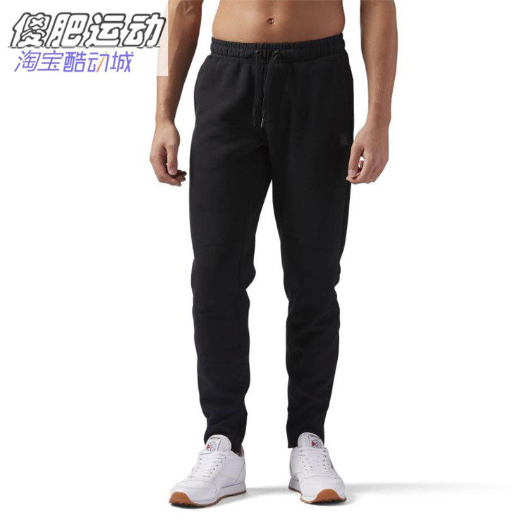 锐步REEBOK TS KNIT JOGGER 男士运动休闲跑步健身收腿长裤CF2897
