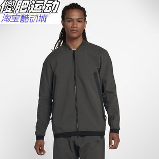酷动城 耐克Nike Tech秋冬男子休闲运动夹克棒球服外套928562-001