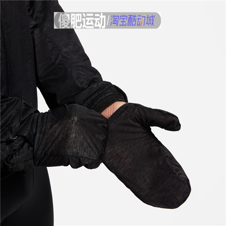 耐克男子防风保暖夹克外套手套