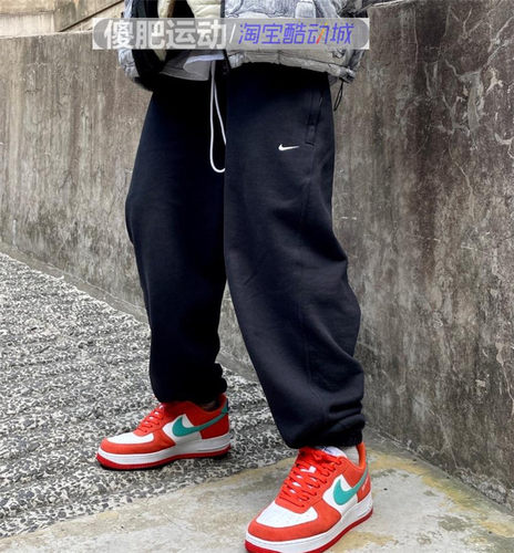 nike运动休闲男子加绒直筒长裤