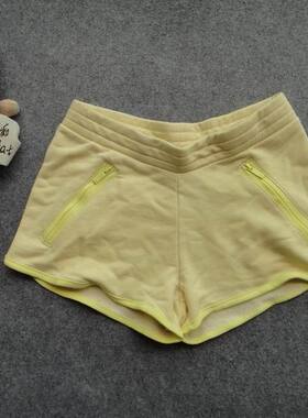 阿迪达斯Adidas 洗水做旧运动健身训练休闲女子五分裤短裤 F78245