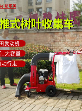 汽油式室外吸树叶机小区学校园林绿化带落叶收集车草坪清理吸尘机