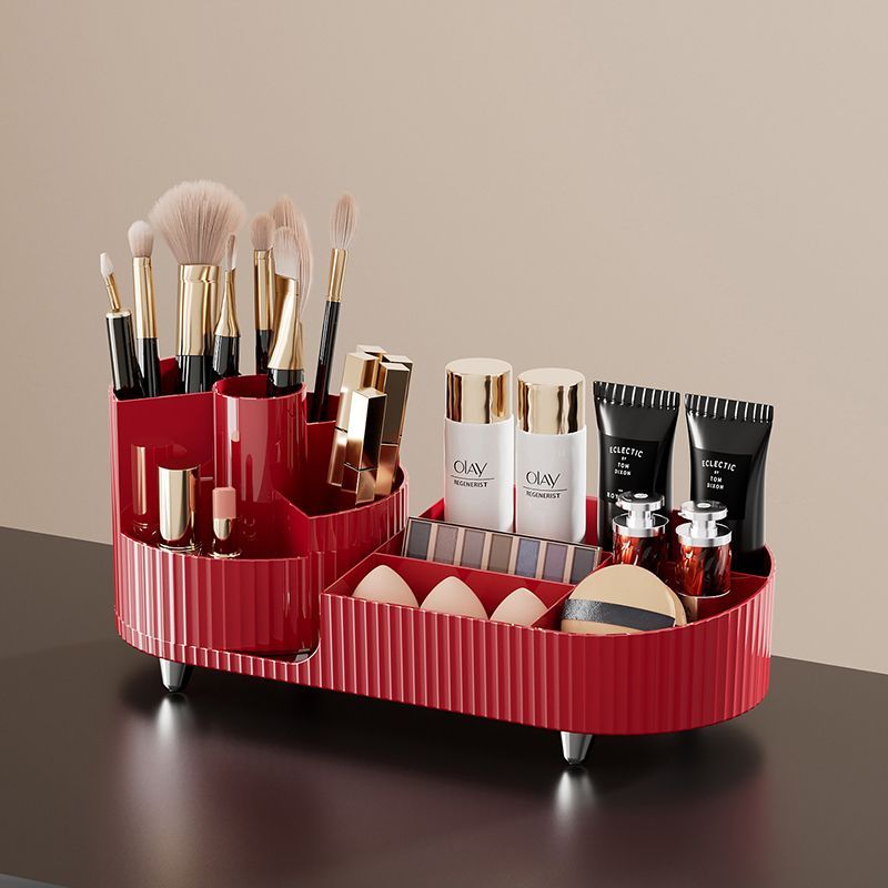 旋转化妆品收纳盒高级轻奢