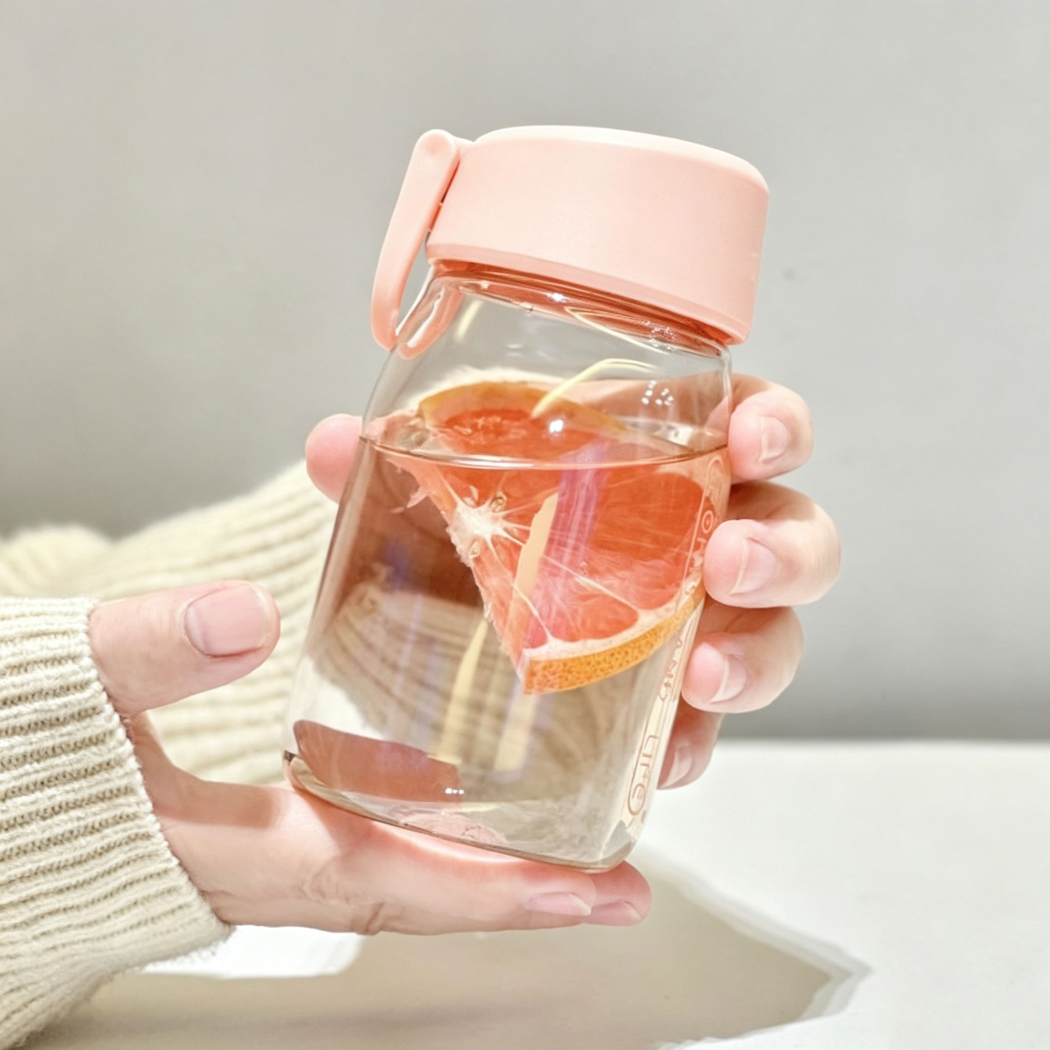 迷你小水壶口袋水杯小型塑料水瓶摇摇杯子便携宝宝儿童水樽420ml