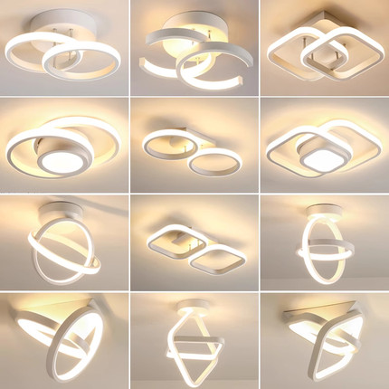 走廊灯过道灯简约现代2026年新款入户门厅阳台顶灯玄关led吸顶灯