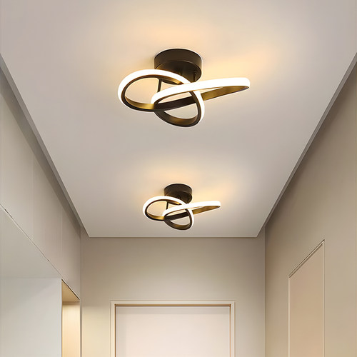 简约过道灯感应吸顶灯走廊入户玄关灯楼梯网红阳台led衣帽间灯具