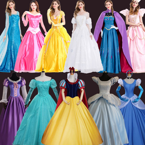 冰雪奇缘白雪公主睡美人公主裙