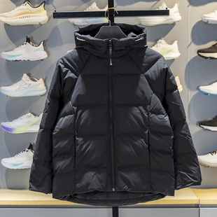 李宁短款羽绒服女子2025冬季新款防泼水鸭绒保暖连帽外套AYMV198