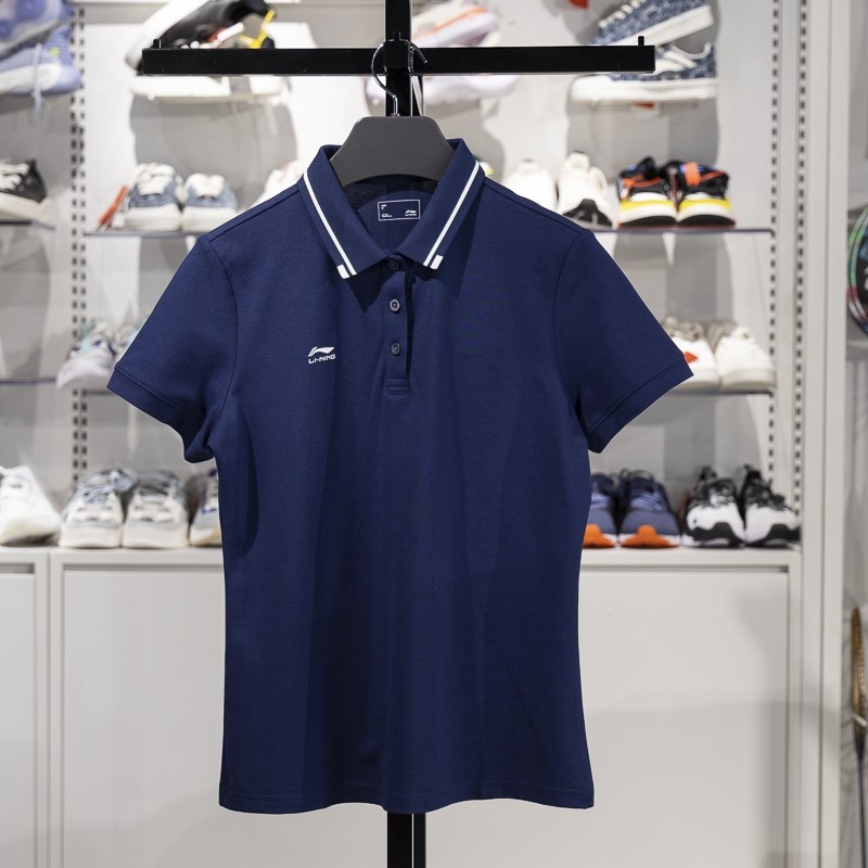 李宁女子短袖POLO衫2025新款团购系列夏季舒适透气翻领T恤APLV060,运动服/休闲服装,运动POLO衫,淘宝优惠券,粉丝福利购,淘宝优惠卷