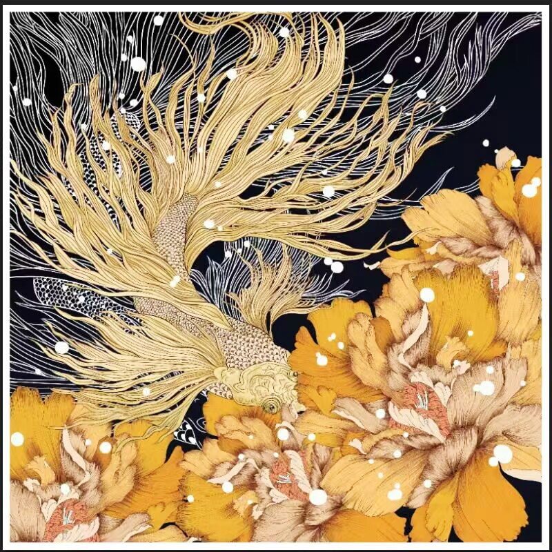 上诲故事丝巾大方巾真丝桑蚕丝