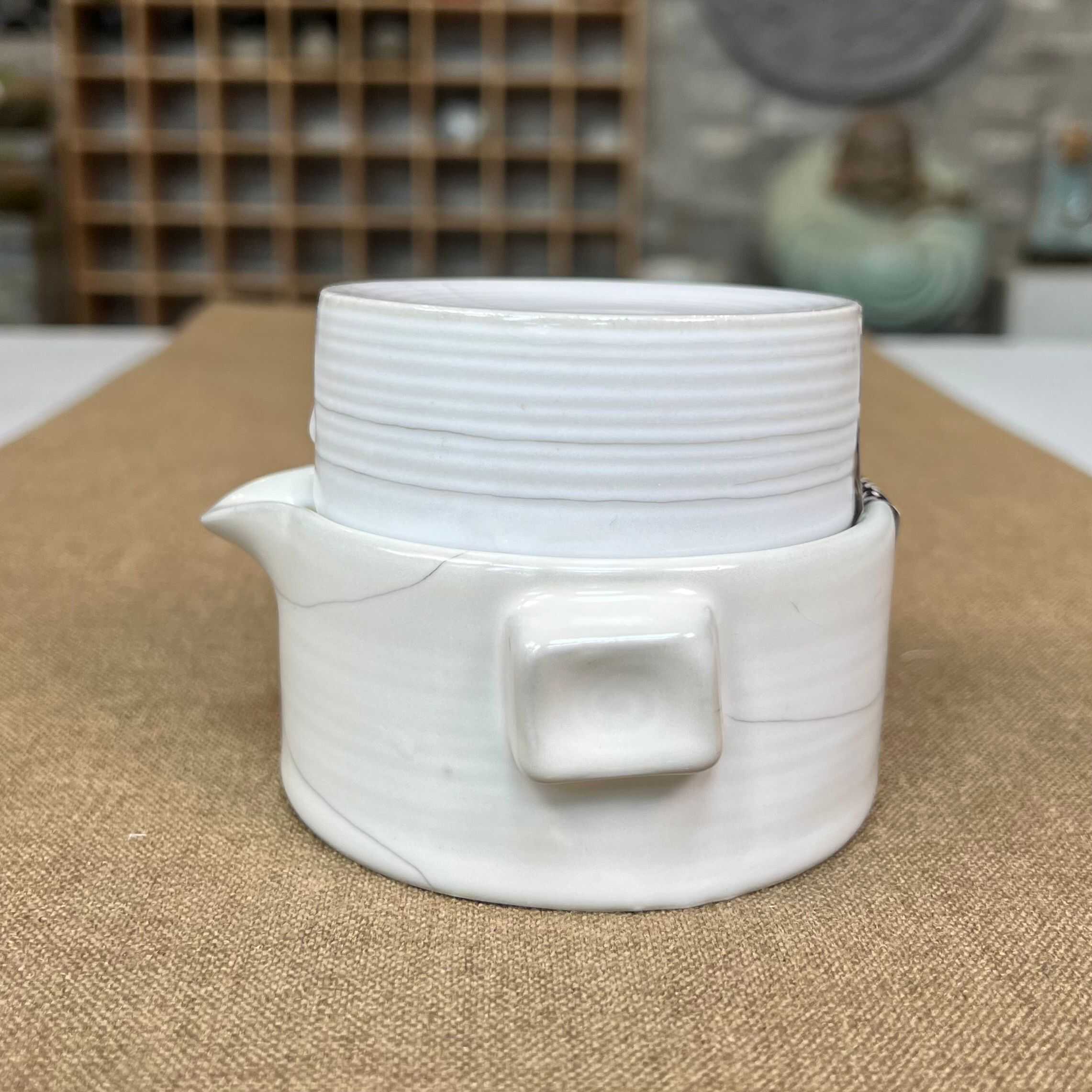 便携式车载陶瓷开片可养泡茶壶