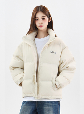 Sparrow Lab 哑光立领PU皮棉服冬季外套防寒加厚情侣款棉衣外套潮